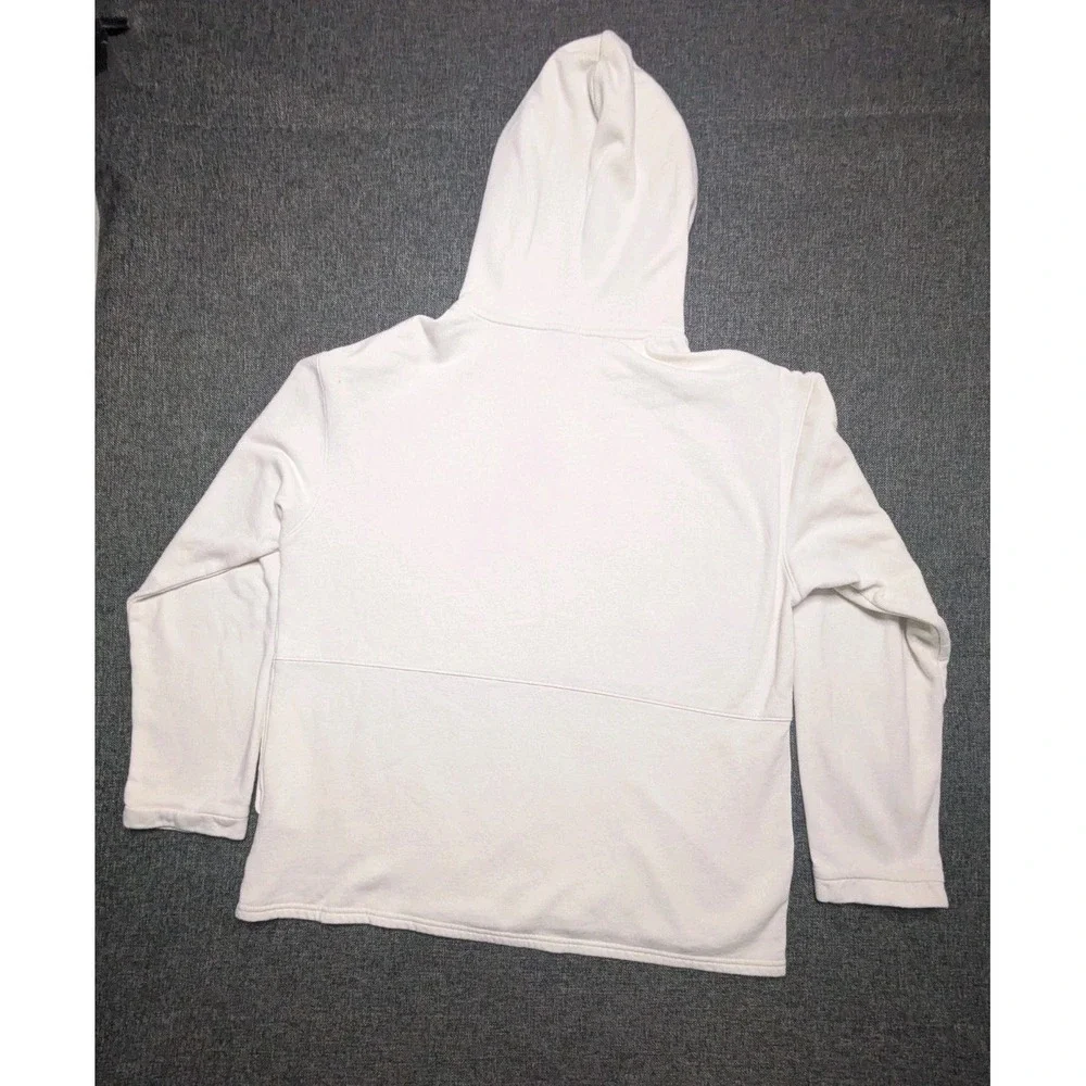 The‎ North Face Hoodie Mens Large White Earth Logo Pullover Sweatshirt Outdoor